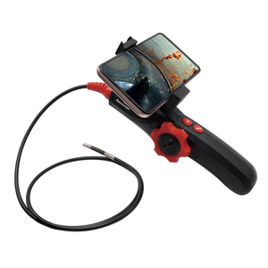 Layar IPS 5 Inci Lensa Ganda 6mm Tahan Air IP67, Bersertifikat CE, Sumber Cahaya Industri Genggam Borescope - Product Image 5