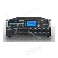 PAKLAM AUDIO EX16-8 Console de mixage numérique professionnelle 16 canaux montée en rack avec effets, console audio analogique (en métal)