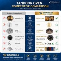 Horno Tandoor Eléctrico de 1500W y 15L para Pizza y Naan con Ventana de Visualización, Certificación CE y CB, Suministro de Fábrica ODM/OEM, CBU/SKD/CKD