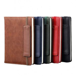 Promotion September Versatile Hardcover Leather Bound A5 Notepad Office Reusable Notebook with Custom Logo and <b>Pen</b> Strap - Product Image 1
