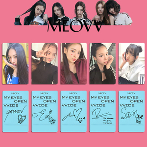 5 pièces/ensemble KPOP MEOVV MES <span class=keywords><strong>YEUX</strong></span> OUVERTS VVIDE Album Photocards GAWON SOOIN ANNA K4 VITRINE GRILL Ver Selfie Cartes Fans Collection Cadeau - Product Image 5
