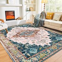 Tapis géométriques modernes personnalisés pour salon, antidérapants, lavables en machine, en polyester de haute qualité, adaptés aux animaux domestiques, tapis rembourré