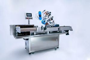 Horizontale Tube Klebe etikett ier maschine Mark Pen Labeller Bluttest röhrchen Ampulle Fläschchen Kegel Flaschen etikett Applikator Maschine - Product Image 4