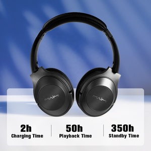 Maimi ANC Casque de jeu Hifi sans fil Écouteurs à réduction active du bruit <span class=keywords><strong>Bluetooth</strong></span> 5.3 Téléphone portable TWS Casque supra-auriculaire - Product Image 5
