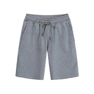 Pantalones Cortos Deportivos de Lona para Hombre, Talla Grande, Cintura Elástica Media, con Bolsillos Laterales, para Gimnasio, Deportes, Uso Casual de Verano - Product Image 1