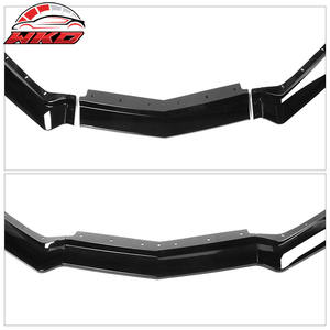 Protector de Parachoques Delantero para Chevrolet Corvette C8 2020-2025, Estilo 5VM, 5 Piezas, ABS, Negro Brillante, Difusor, Protector de Mentón - Product Image 5