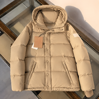 Doudoune pour homme, Veste d'hiver pour homme, Doudoune matelassée, Blouson bomber décontracté en jean et cuir personnalisé pour homme, Manteau d'hiver en fourrure pour femme