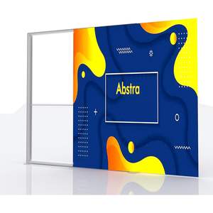 Chuangwei-Expo Slim Frameless Custom Backlit Display Stand Caja de luz de publicidad con banner de tela de tensión para ferias comerciales - Product Image 6