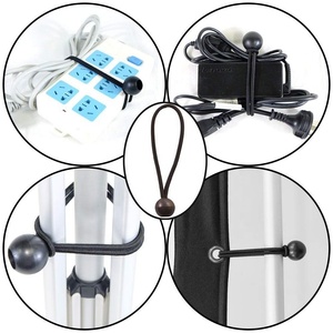 Cuerda elástica de látex de 5mm de alta resistencia, lazo de cuerda con Bolas de plástico para toldos, lonas - Product Image 4