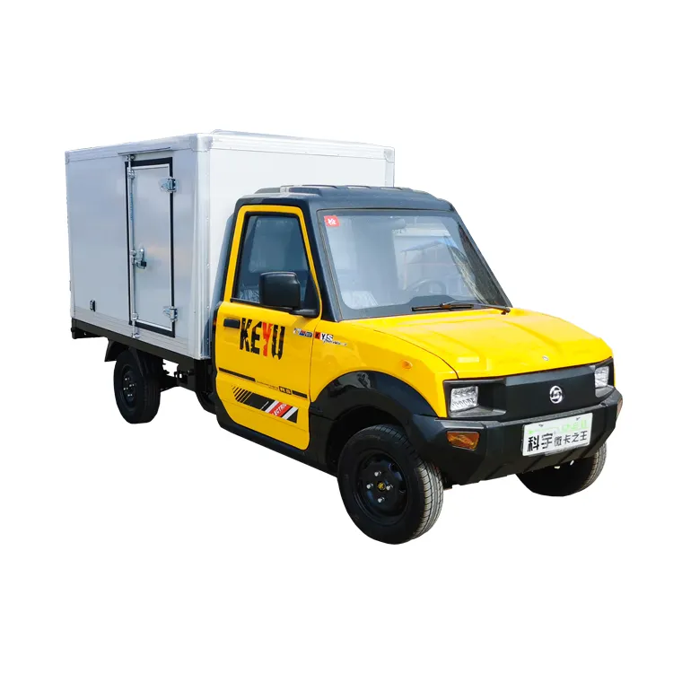 KEYU New Version Light Small Electric Mini Truck Cargo Delivery Van Car