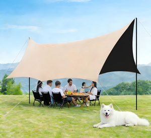 Bâche Pare-Soleil Professionnelle 210D Oxford Imperméable Anti-UV pour Camping et Pique-Nique – Conception Étanche Protège de la Pluie et de la Neige - Product Image 1