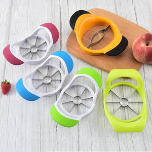 Accessoires de cuisine en acier inoxydable très demandés : Découpeurs de fruits portables à poignée souple, trancheurs de pommes, gadgets de cuisine - Product Image 6