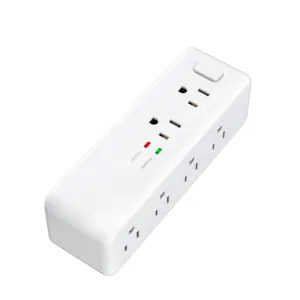 Shenzhen Direct Factory 700J Surge Protector 8 Way Outlets US Standard Travel Adapter 1875W With FCC Certificate