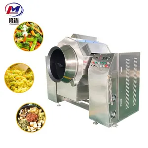 Machine de cuisson automatique intelligente avec rotation de wok Machine de cuisson intelligente pour riz frit