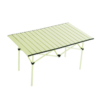 Ensemble table et chaises pliantes d'extérieur robustes en fer RD Modern Iron, table de camping portable pour barbecue
