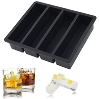 Moules à glaçons en silicone de qualité alimentaire, portables, écologiques, flexibles et durables, pour la maison, pour la congélation de glaçons faits maison