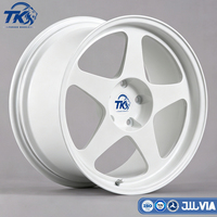 Rines de Aleación Forjados Estilo Regamaster EVO II, Color Plata Brillante, 17, 18 y 19 Pulgadas, 5x114.3, Ligeros, Monobloque, para Honda Civic y Fit