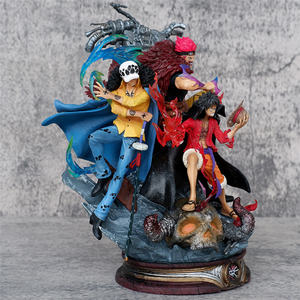 Figura de <span class=keywords><strong>Anime</strong></span> Nueva de 2023, <span class=keywords><strong>One</strong></span> <span class=keywords><strong>Piece</strong></span>, Tres Capitanes, Figura de Acción GK, Luffy, Kid, Law - Product Image 3