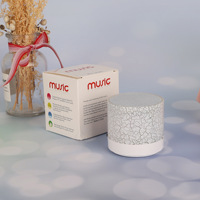 Altavoz Inalámbrico Portátil Mini de Alta Calidad con Puerto USB y TF, Caja de Música con Luz LED de Colores para Interiores y Exteriores