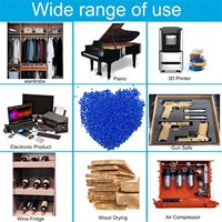 Chine usine gel déshydratant Super sec silice perles déshydratantes bleues de qualité supérieure paquet de contrôle de l'humidité paquets de silice pour transformateur