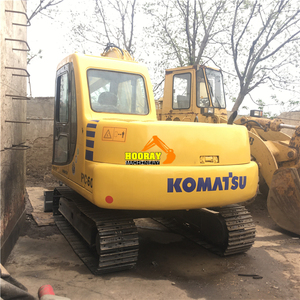 รถขุดไฮดรอลิกขนาดเล็ก Komatsu PC60-7 มือสอง ยี่ห้อญี่ปุ่นแท้ รุ่น PC55 PC60 ปี 2018 น้ำหนัก 6 ตัน ความจุบุ้งกี๋ 0.2 ลูกบาศก์เมตร - Product Image 1