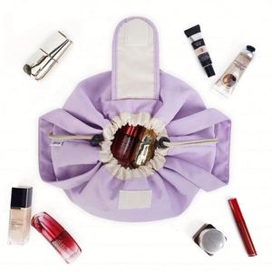 Bsci Factory Custom Large Capacity Travel Makeup Waterproof Women's Zipper Closure Polyester Cosmetic <b>Bag</b> Wholesale - Product Image 1