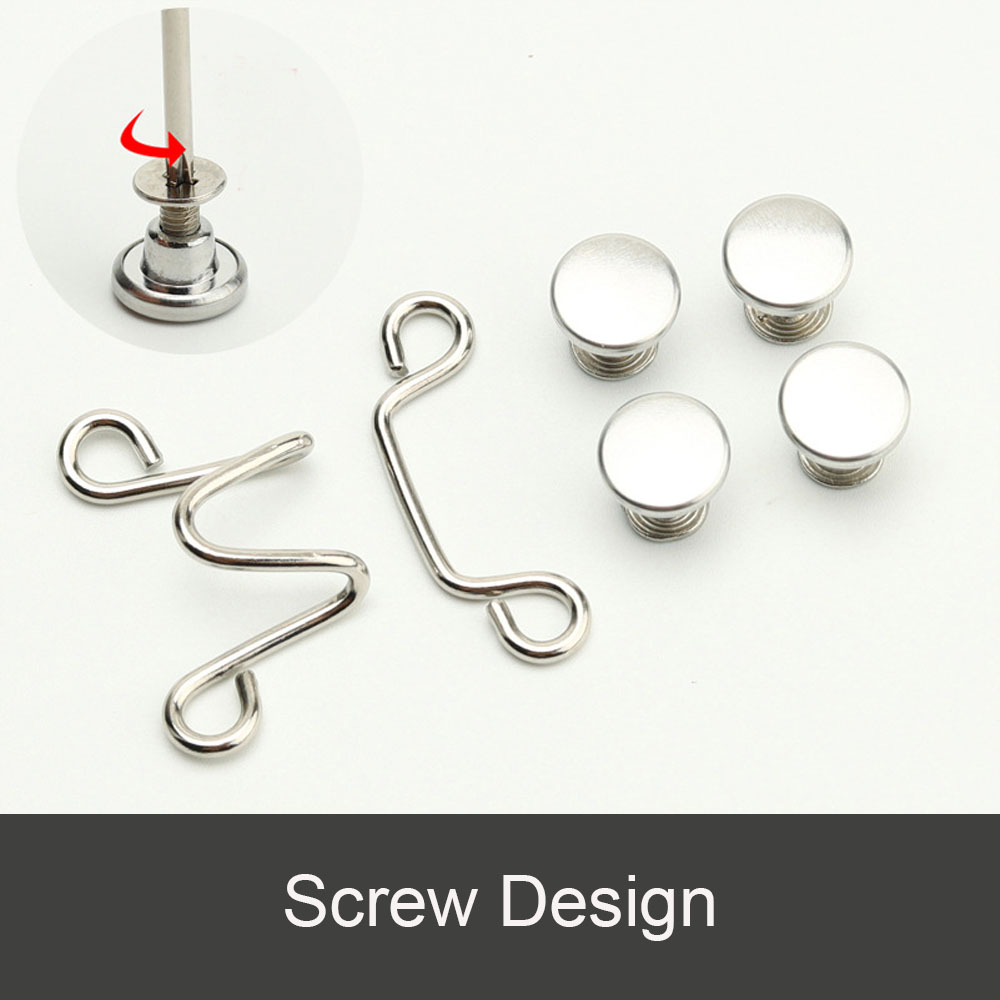 Silver (Screw button)