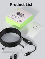 Nouvel Endoscope Industriel Type-C à Connexion Directe HD 1 Million de Pixels, 6 Lumières LED, Étanche IP67, pour Téléphones Android OEM/ODM