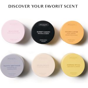 Juego de Velas Aromáticas LANJO, 6 Velas de Soya Perfumadas de 1.4 Oz para Aromaterapia, Relajación, Yoga y Meditación - Product Image 2