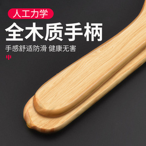 Baolian Wool Paint <b>Brush</b> 1 2 3 4 5 6 8 Inch Wall Painting Tool Soft Bristles Wooden Handle - Product Image 5