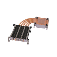 Dissipateur thermique fin sans ventilateur Xunzhan, refroidissement par tube rond en cuivre de 2,5 W, plaque arrière passive pour CPU GPU RAM, solution thermique pour ordinateur portable PC