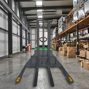 Hz รถเข็นยกขากว้างสำหรับงานหนักการออกแบบฐานเสริมความจุ2ตันใช้พลังงานลิเธียมไอออนสำหรับการใช้งานในร่ม/กลางแจ้ง - Product Image 6