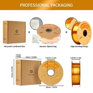 Filament PLA Soie <span class=keywords><strong>ERYONE</strong></span> 3KG 1,75 mm sans bulles, biodégradable pour impression 3D - Product Image 6