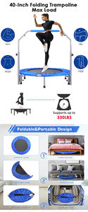 Trampoline 실내 작은 바운스 침대 trampoline 접이식 어린이 trampoline - Product Image 2