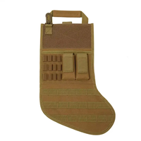 Sac à chaussettes tactique Molle pour bas de Noël Sac de rangement utilitaire Sac à magazines Dump Drop Pouch