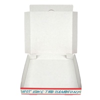 Boîte à pizza en carton ondulé personnalisée, emballage en papier kraft pour boulangerie, pour pizza, gâteau, pâtisserie, à emporter, restaurant