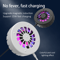Ventilateurs de refroidissement de chargeur rapide sans fil magnétique portable 15W pour iPhone et appareil photo