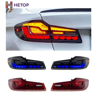 Feu arrière HETOP G30 2018-2020 Dragon Scale Série 5 G38 Feu arrière LED Plug and Play DRL Accessoires de feu arrière pour BMW