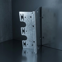 Logo personnalisé, estampage métallique sur mesure, fabrication de tôles en acier inoxydable et aluminium, support métallique de précision