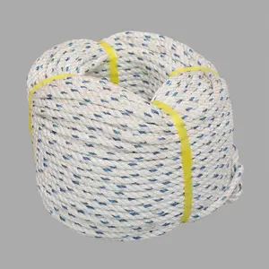 YILIYUAN fabbrica certificato ce corda in polipropylen 12mm 3 fili corda gialla in pp