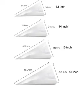 Bolo Fornecedores Kits 100 pack Engrossado 14 polegadas Descartável Decoração Pastelaria Glacê Tubulação Sacos