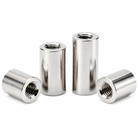 Goupilles de positionnement filetées intérieures en acier inoxydable 304, poteaux de guidage GB120 M3-M10, finition polie, fabriquées en Chine