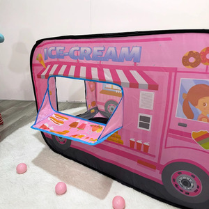 Carpa de Juego Infantil con Forma de Coche de Policía, Azul, Plegable, para Interiores y Exteriores, Juguete de Simulación para Niños de 2 a 6 Años - Product Image 3