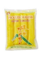 Radis marinés japonais en gros, sushi, takuan, légumes conservés