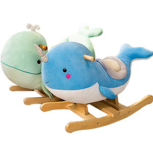 Ocean Series Rocking Horse Whale Style comme cadeau d'anniversaire pour les enfants - Product Image 2