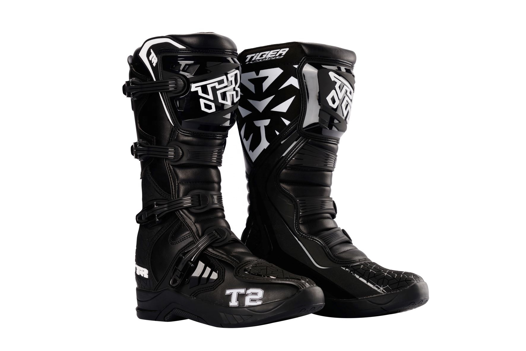 TR Tiger MTR Series Motocross Boots - Durable Knee-High MX Racing