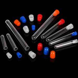 Tubes à essai en plastique de laboratoire avec bouchons à pression colorés pour la collecte d'échantillons - Product Image 6
