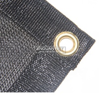Filet d'ombre agricole tricoté en HDPE de haute qualité noir blanc plusieurs couleurs tissu d'ombre extérieur fini UV en rouleau échantillon gratuit