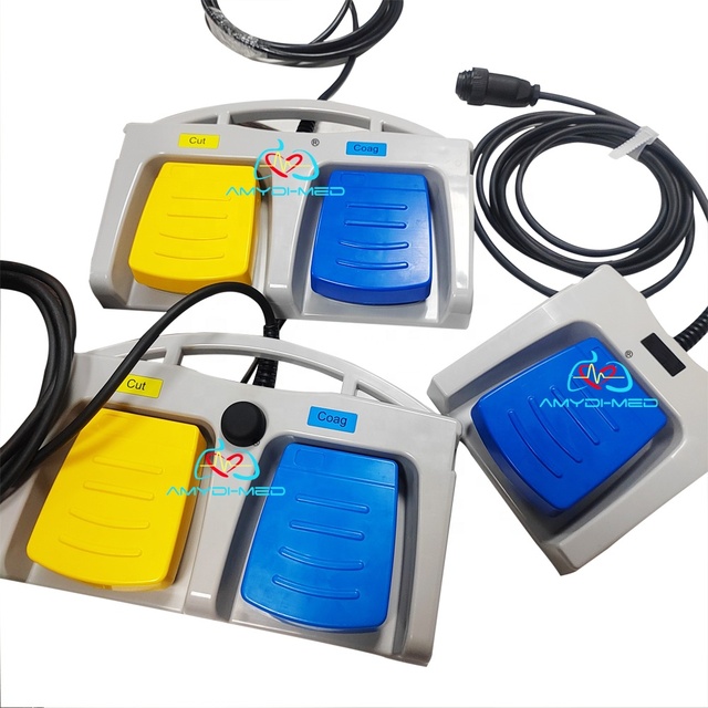 Electrosurgical Foot Control Waterproof IPX8 Switch Single Double Cut Coag Force Footswitch for Esu Medical Instruments
