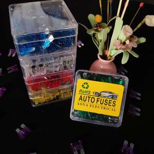 100Pcs Hộp Đóng Gói Tiêu Chuẩn Và Mini Tự Động Cầu Chì 32V 5A 7.5A 10A 15A 20A 25A 30A 40A Blade Cầu Chì Ô Tô Cầu Chì Kit - Product Image 6